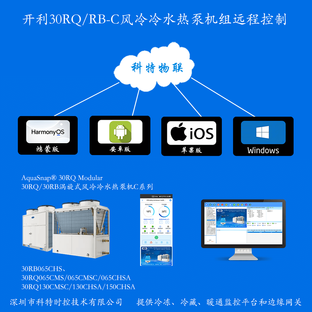开利30RQ/30RB-C系列涡旋式风冷冷水热泵机组