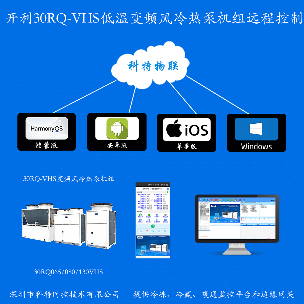 开利30RQ(B)-VHS(A)低温变频风冷热泵机组