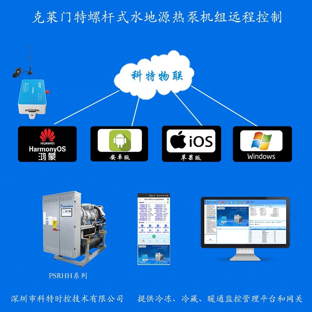 克莱门特螺杆式水地源热泵机组