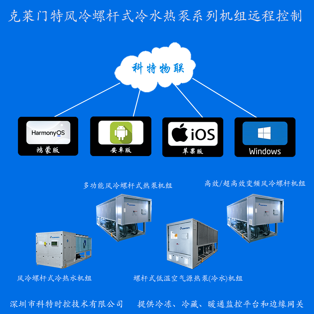 克莱门特风冷冷水热泵机组远程控制网关