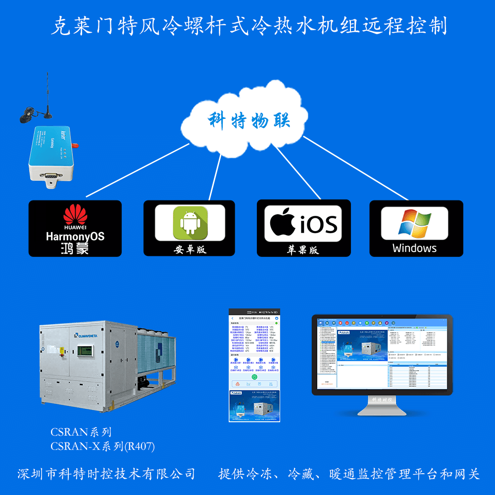 克莱门特风冷螺杆式冷热水机组