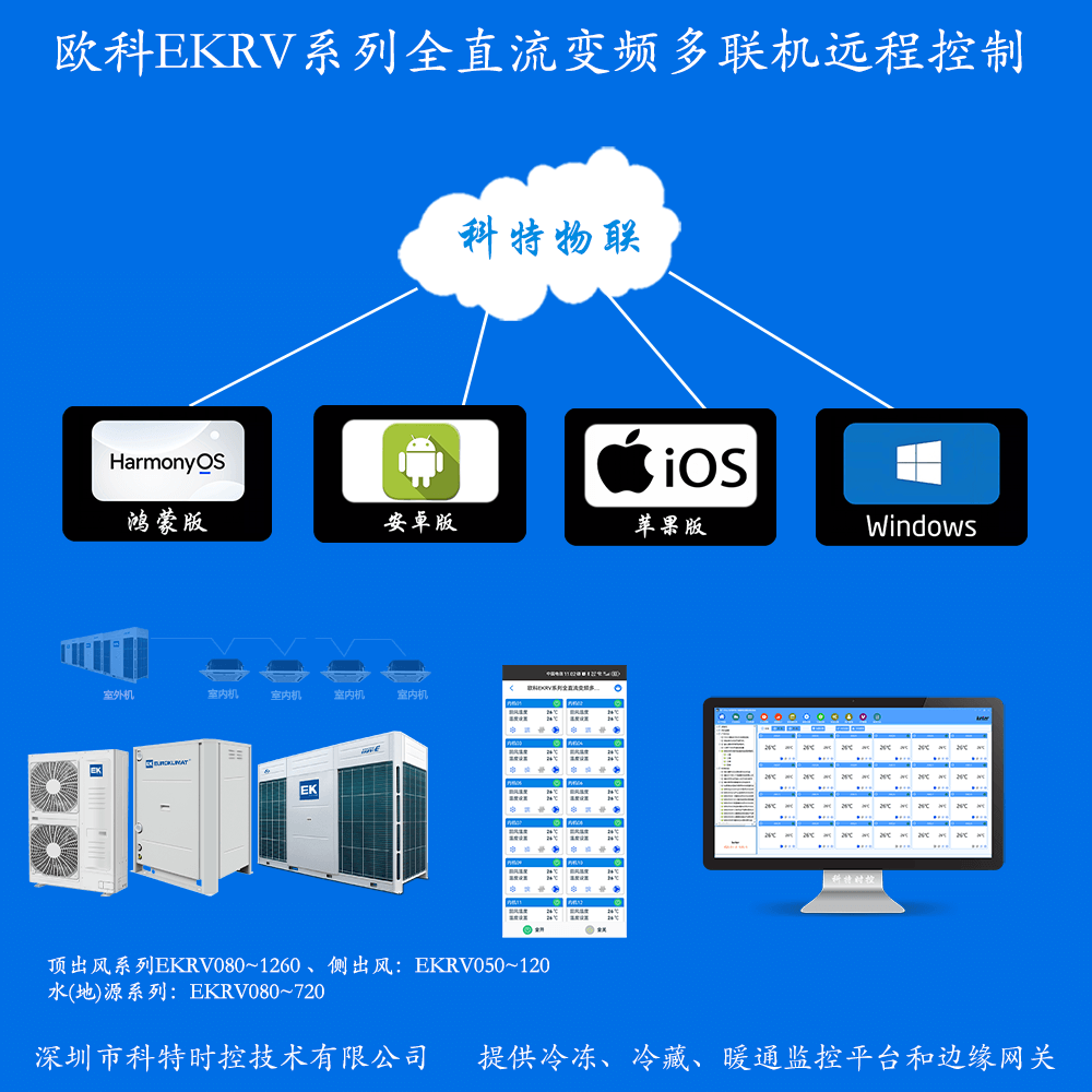 欧科EKRV变频多联机中央空调远程控制网关