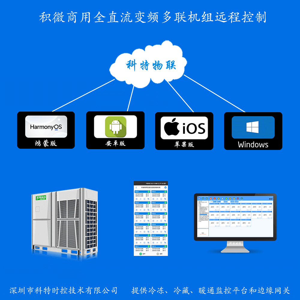 积微商用全直流变频多联机组远程控制网关