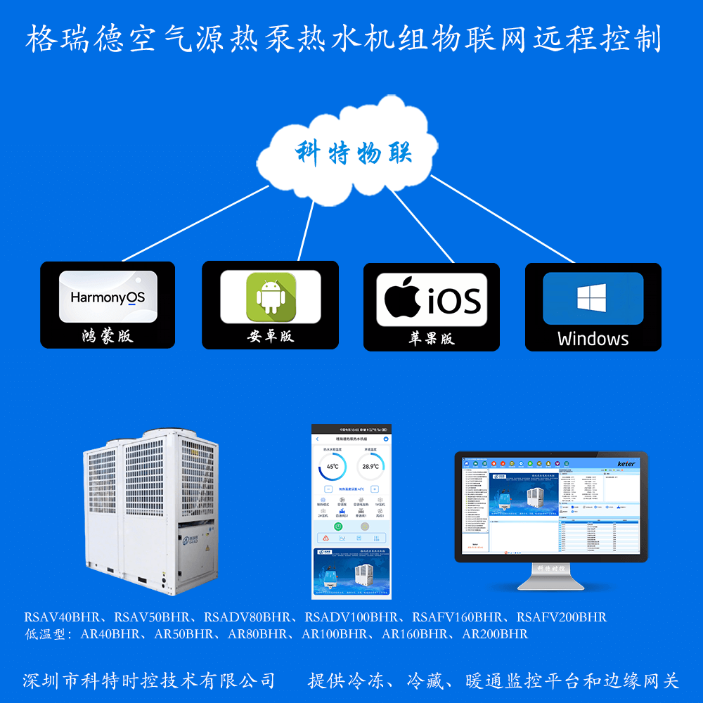 格瑞德热泵热水机组远程控制网关