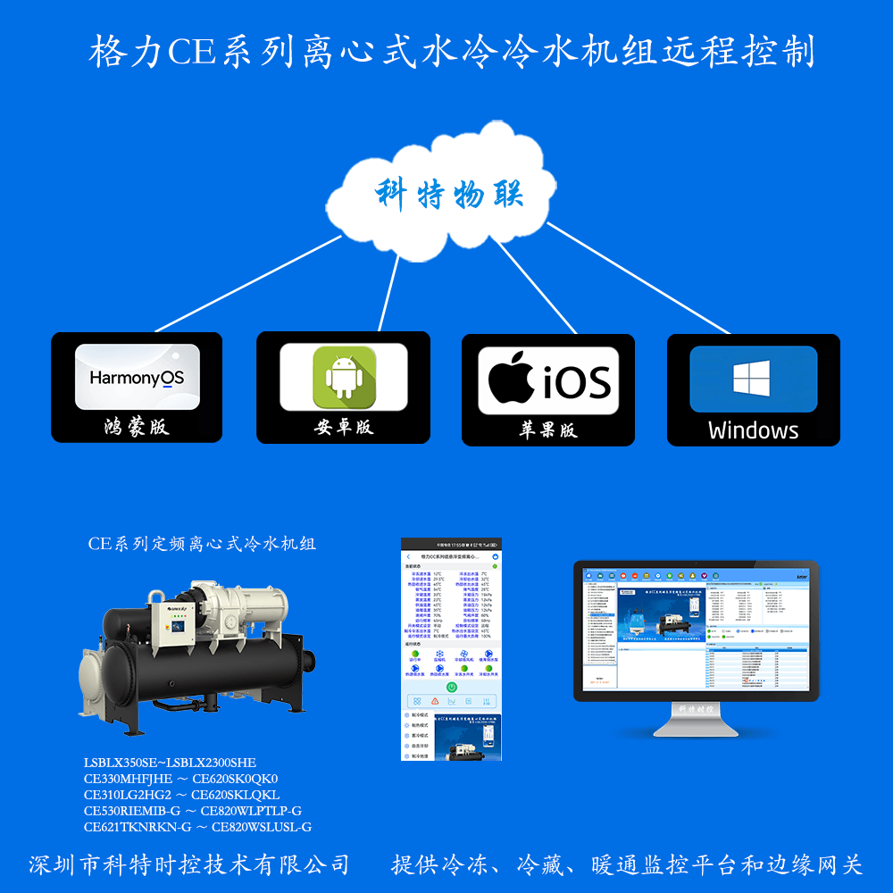 格力CE系列双级定频离心式冷水机组