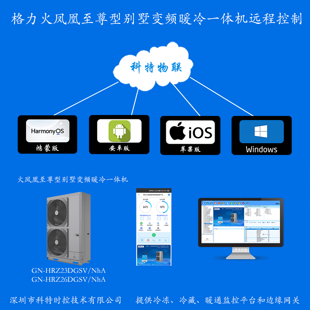 格力火凤凰至尊别墅变频暖冷一体机