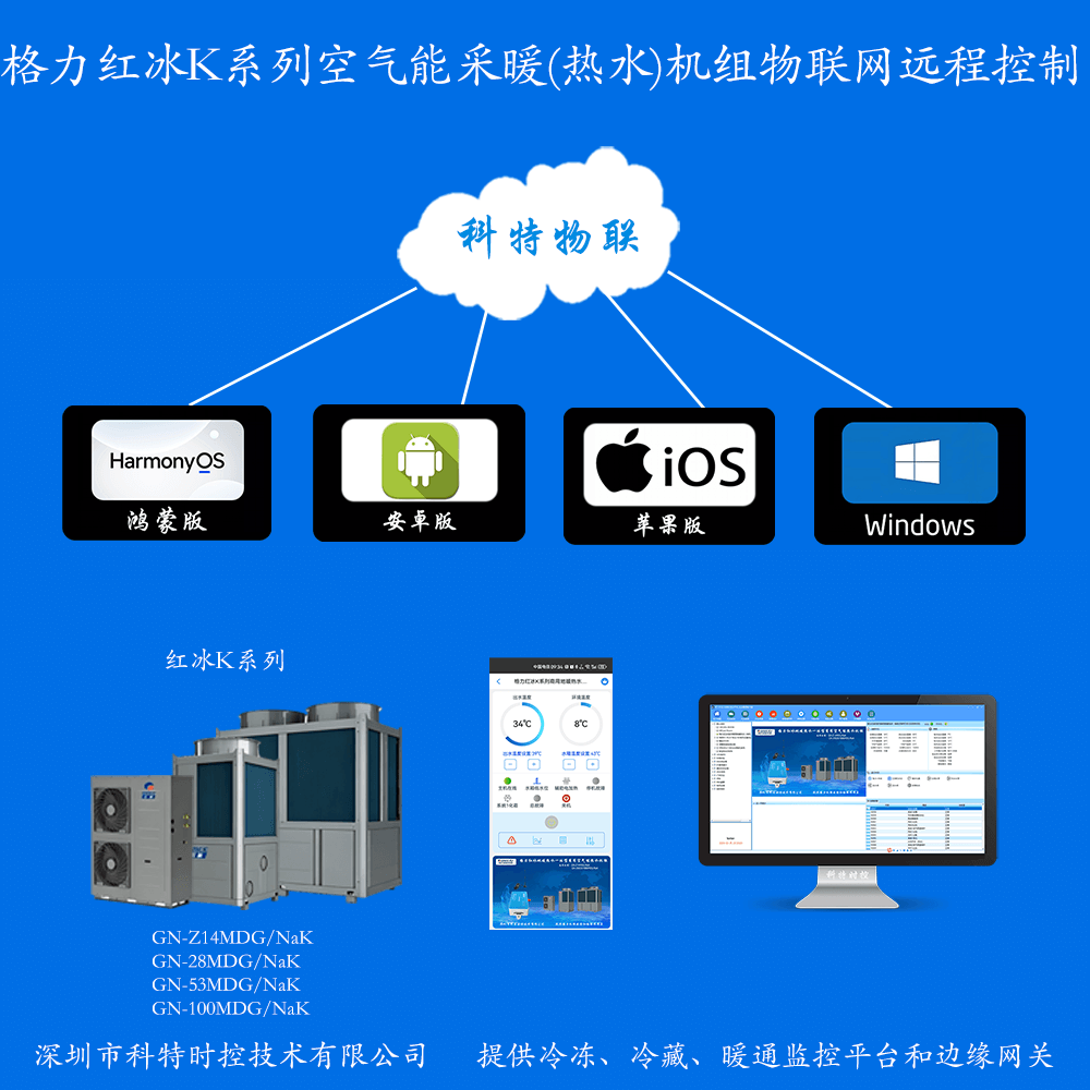 格力红冰K系列空气能地暖热水机组