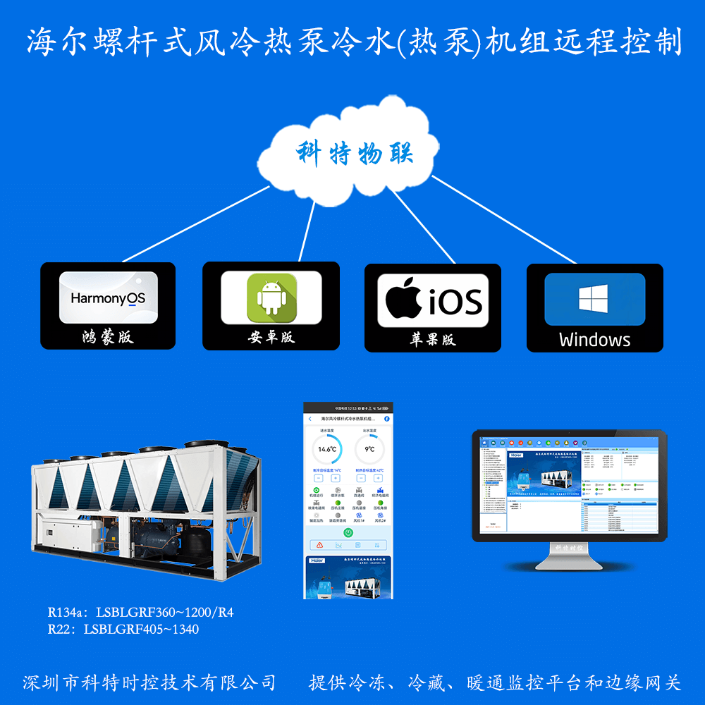海尔螺杆式风冷热泵冷水机组远程控制网关