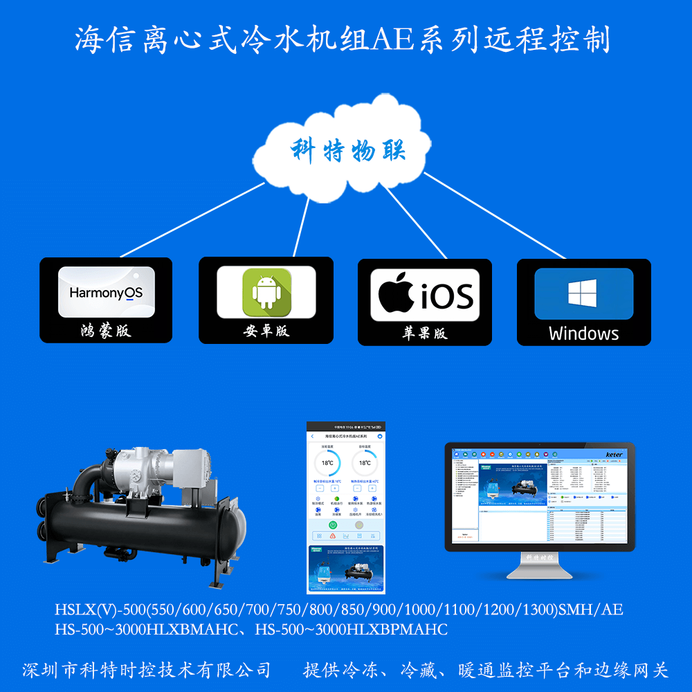 海信AE系列离心式冷水机组远程控制网关产品图