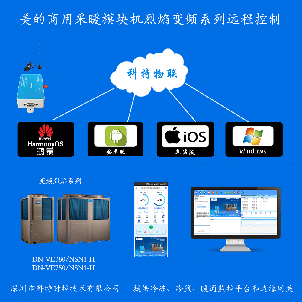 美的商用采暖模块机烈焰变频系列