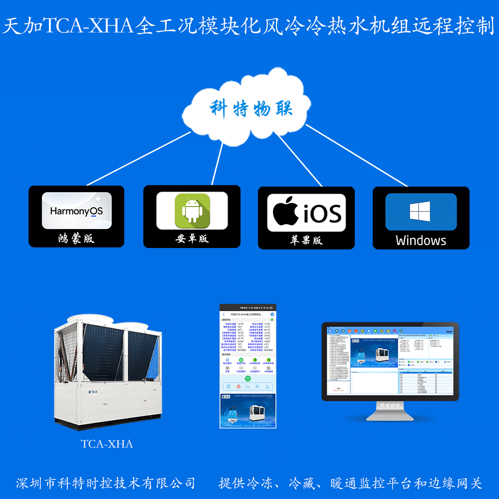 天加全工况模块化风冷冷热水机组远程控制网关