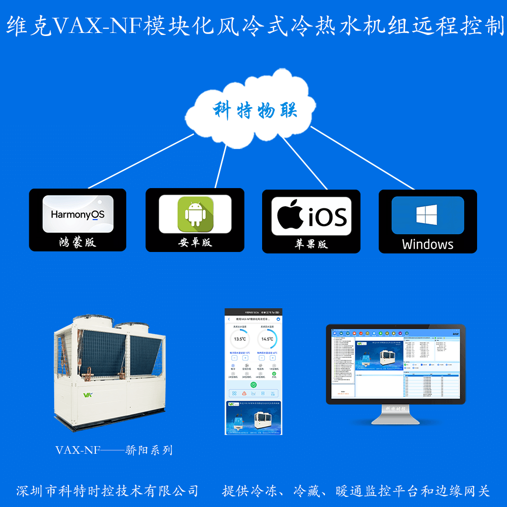 维克VAX-NF模块化风冷式冷热水机组远程控制网关