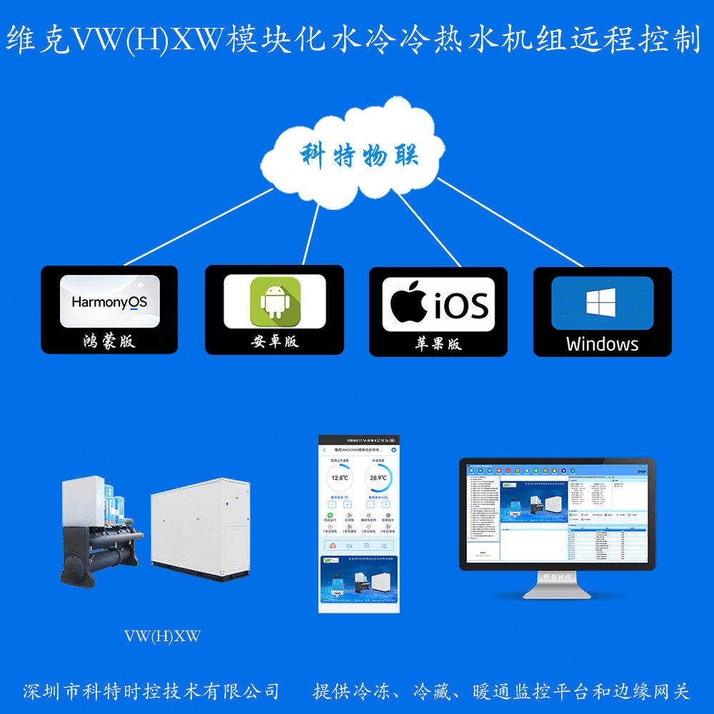 维克模块化水冷冷热水机组远程控制网关